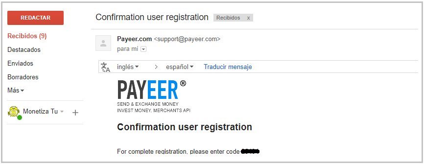 Correo de Verificacion